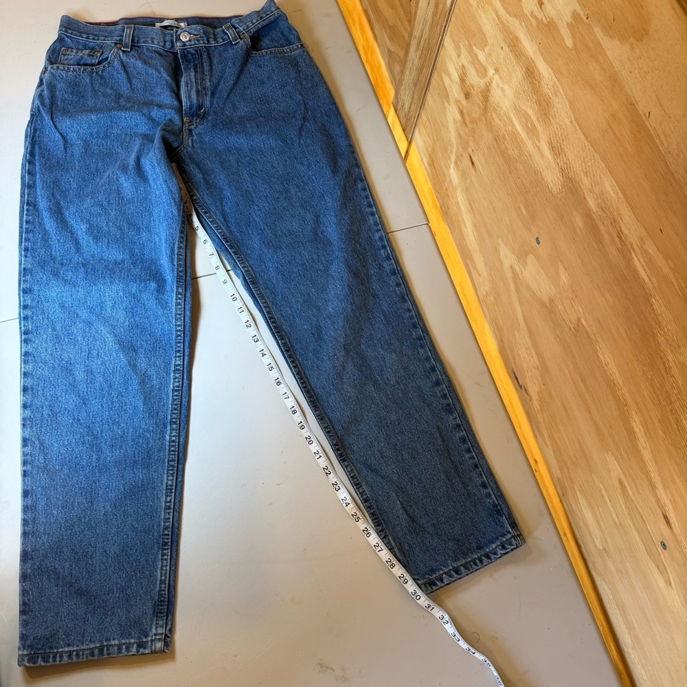 Levi's 550 Blue Denim Jeans Mom Jeans Relaxed Tapered